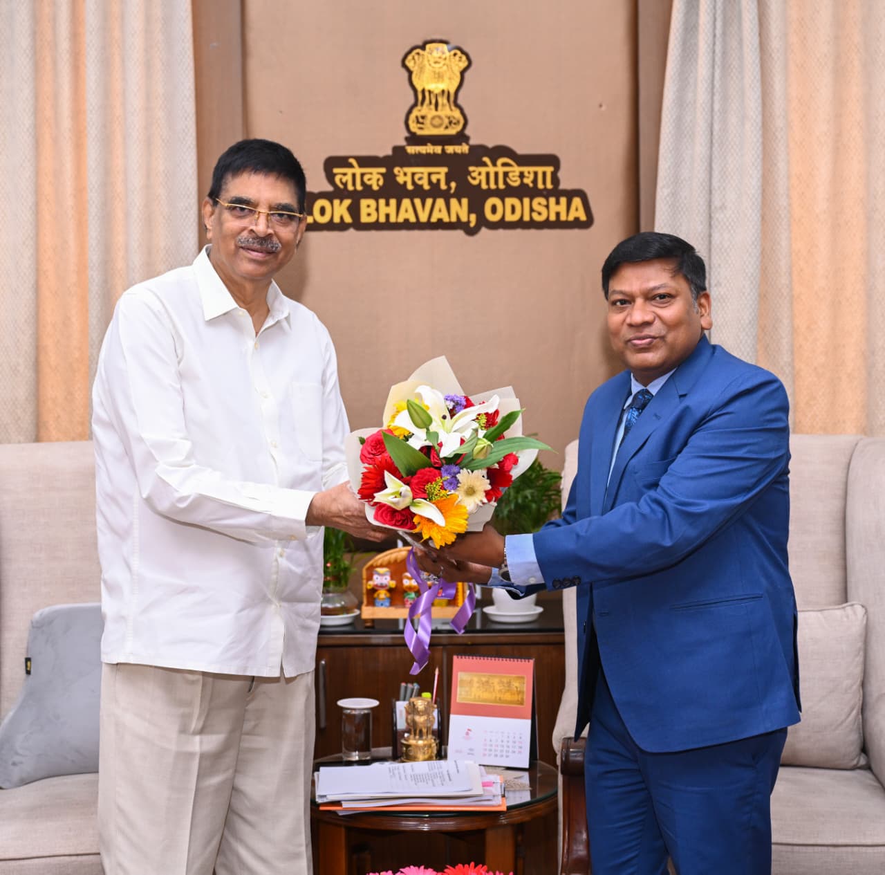 Prof. BB Malik at Lok Bhavan, Odisha